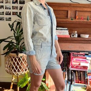 denim jumpsuit